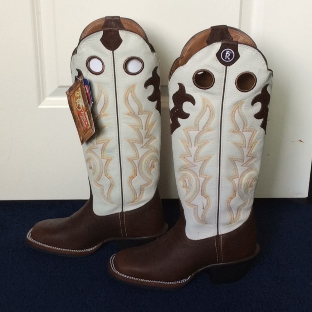 Tony Lama Square toe Cowboy Boots